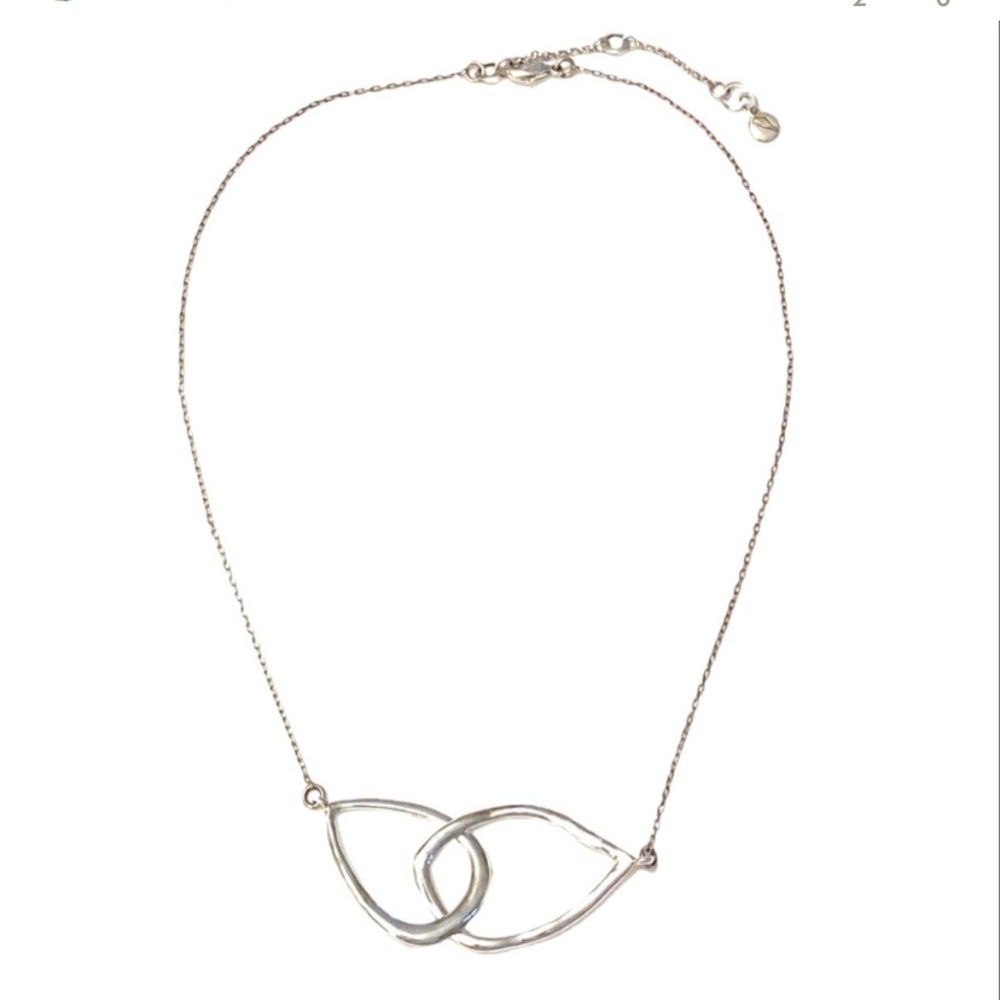 Chloe and Isabel Silver Interlocking Necklace
